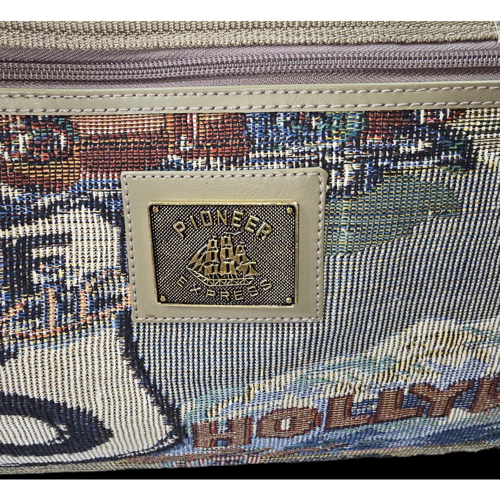 Vintage Pioneer Express Route 66 Tapestry Travel Weekender Duffel Bag - Picture 2 of 14